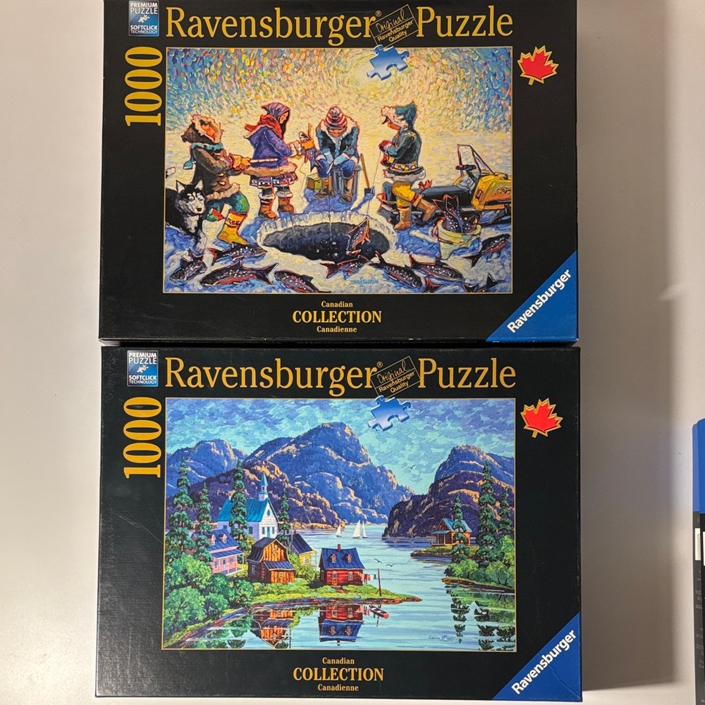 Ravensburger Canadian Collection Retired Puzzle Set. 1000 pc - EUC